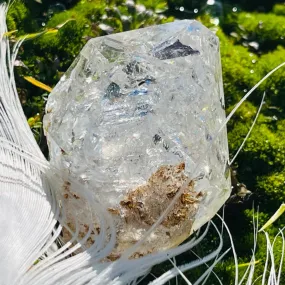 Large Herkimer Diamond Clear Quartz Crystal ~ Manifest Your Dreams- Ethically Sourced from New York- Tucson Treasure- Purchased Mine Direct