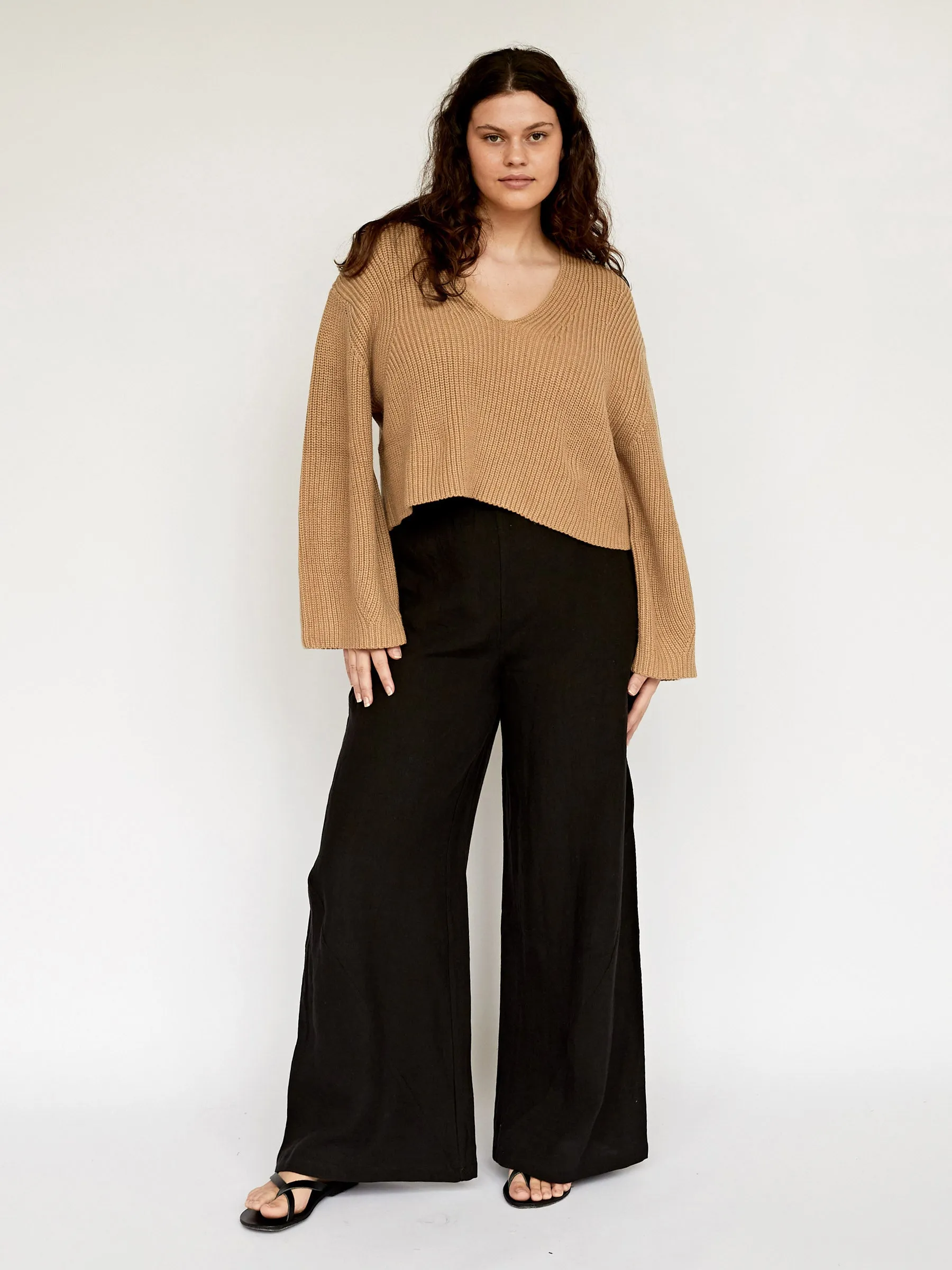 Linden Organic Cotton Cashmere Crop Knit