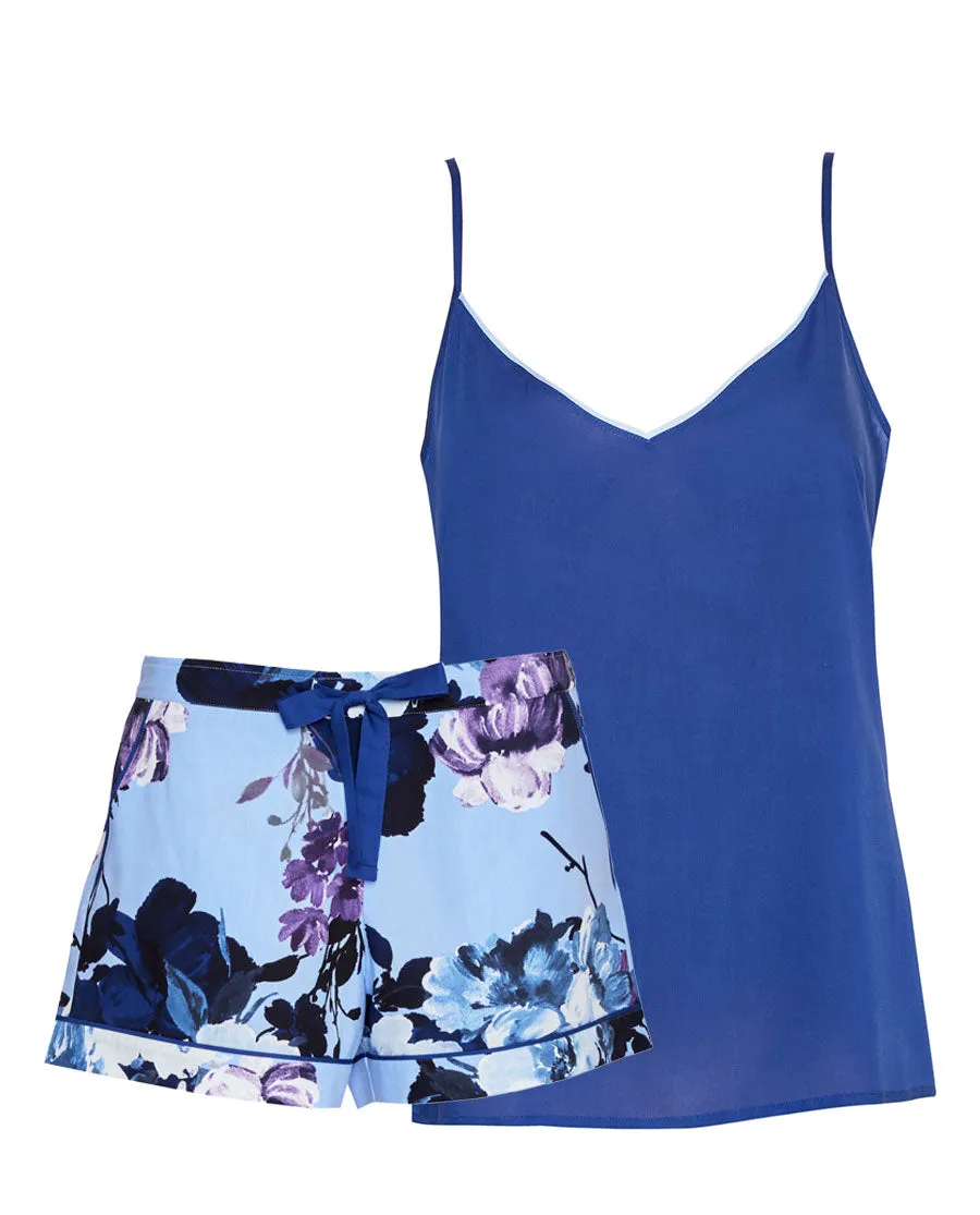 Madeline Modal Cami and Floral Print Shorty Set