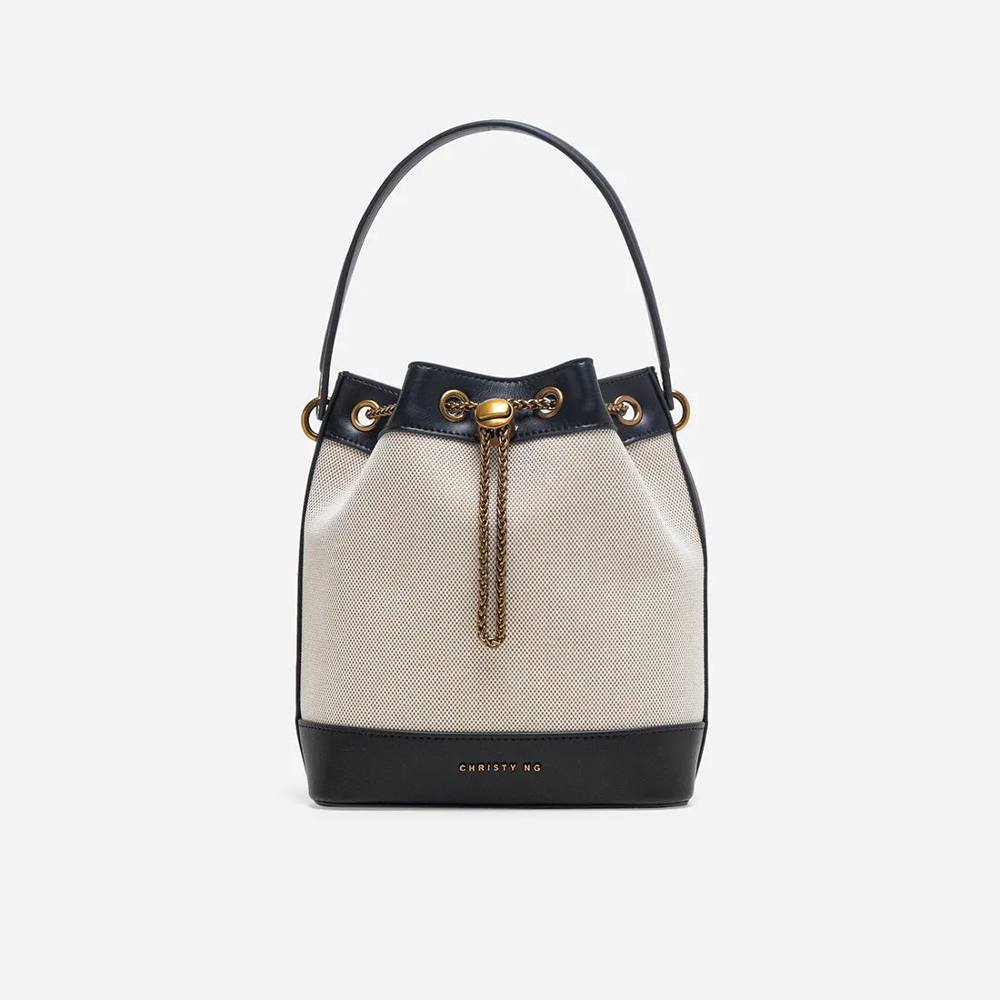 Maria Canvas Bucket Bag