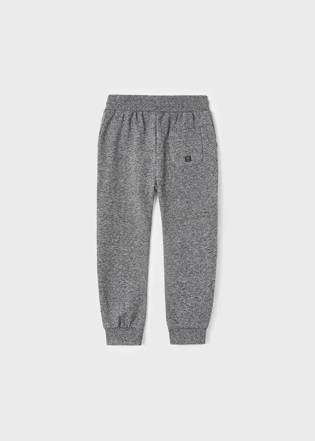 Mayoral Mini Basic Cuffed Fleece Trousers _Grey 725-53