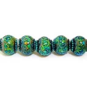 Mirage-11x13mm Blue-Mystique -Color Changing-Quantity 1 Bead