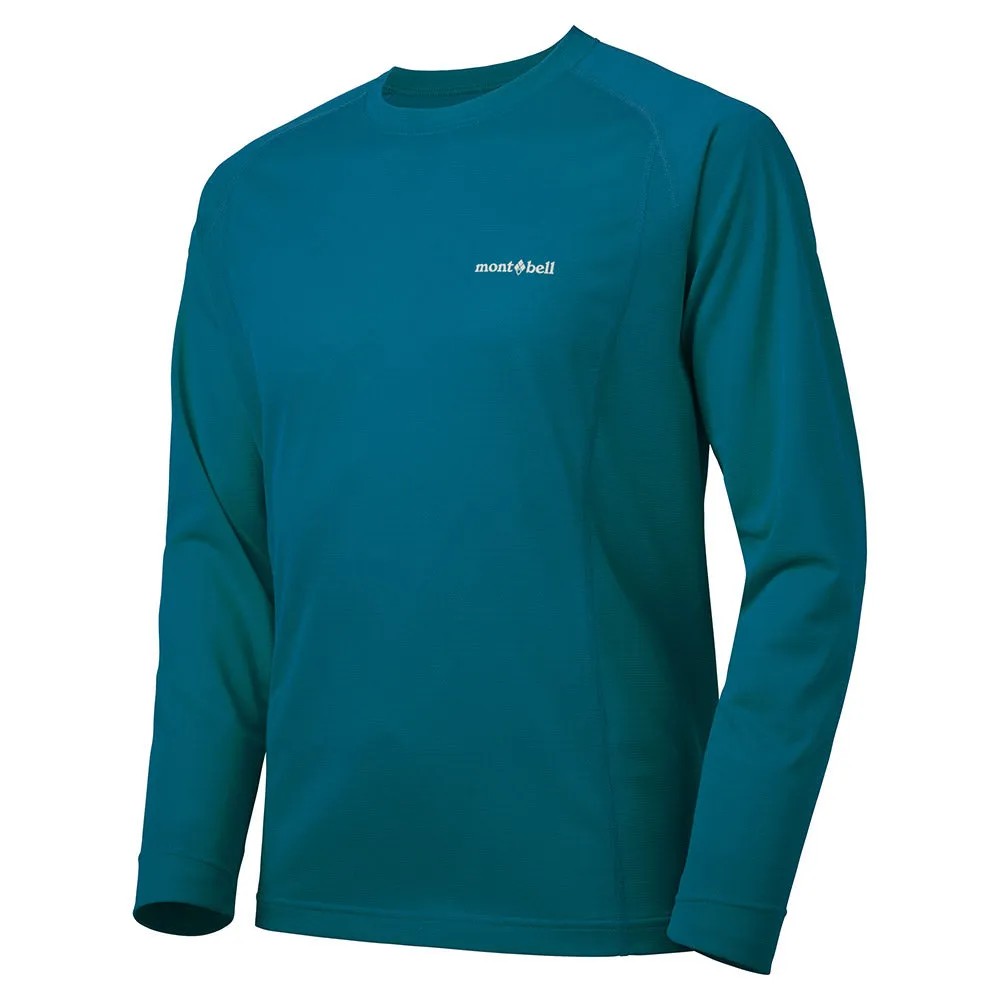 Montbell Men's Cool Long Sleeve T - Outdoor Hiking Trekking Firstlayer