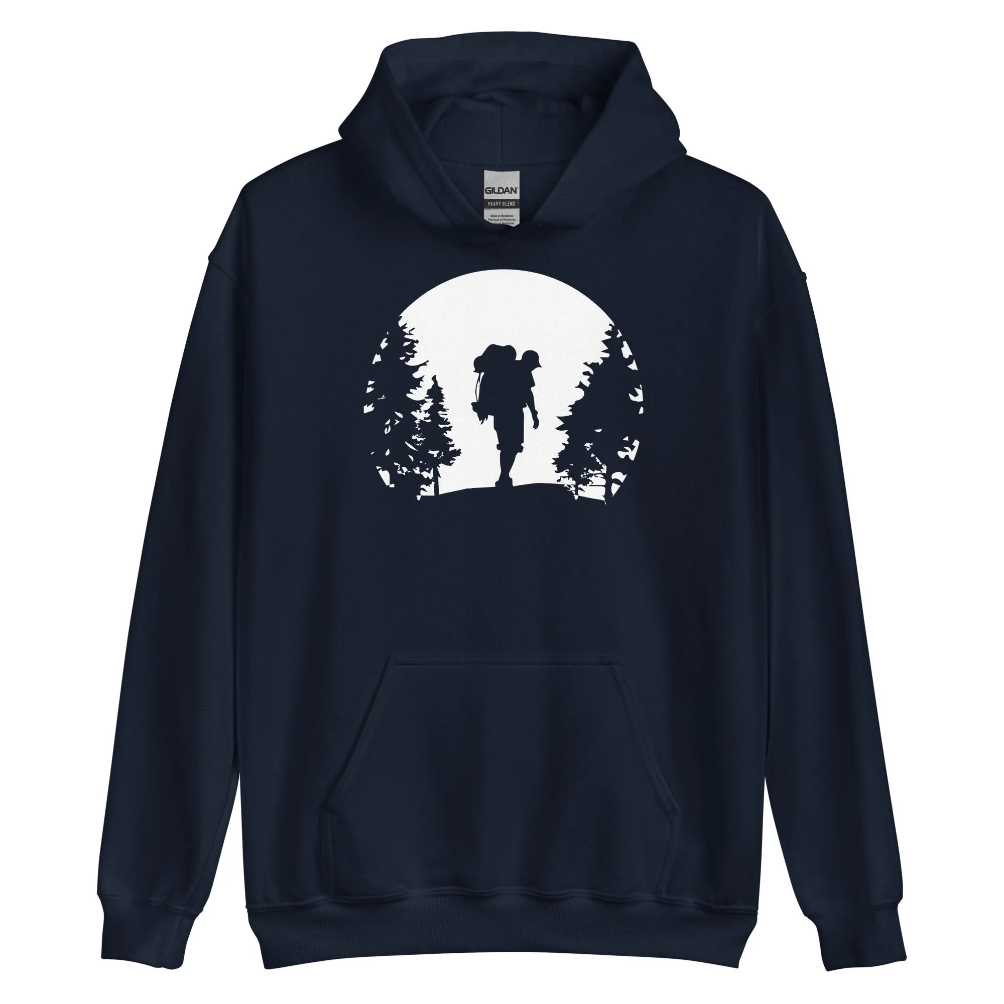 Moon - Wandern - (10) - Unisex Hoodie