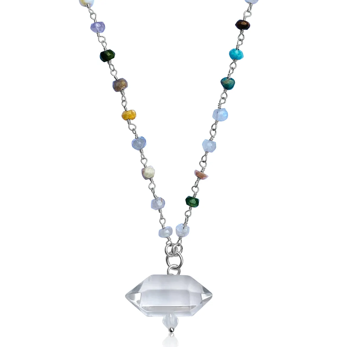 Mother Earth Necklace with the Best Healing Crystals for a Happy Life