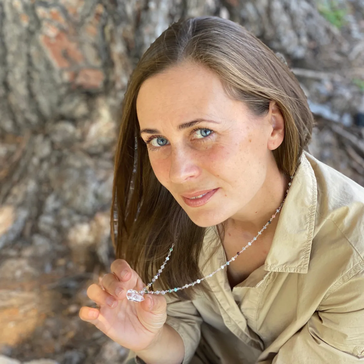 Mother Earth Necklace with the Best Healing Crystals for a Happy Life