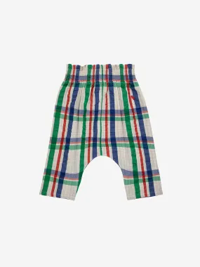 NEW Bobo Choses BABY | Baby Madras Checks woven harem pants