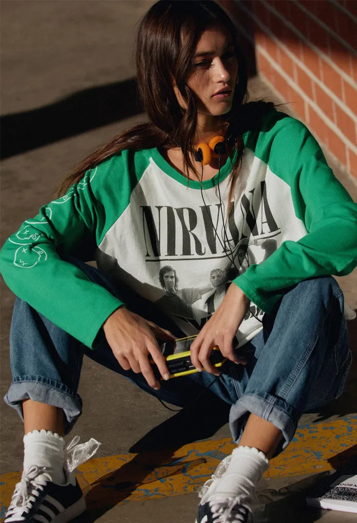 Nirvana Nevermind Crop Long Sleeve