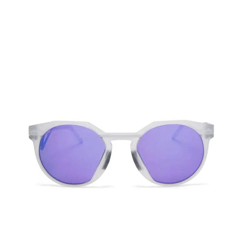 OAKLEY HSTN METAL MATTE CLEAR W/ PRIZM VIOLET SUNGLASSES 0OO9279-92790252