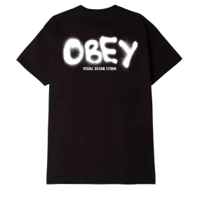 Obey men's short sleeve T-Shirt Visual Design Studio Classico 165263415 black