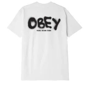 Obey men's short sleeve T-Shirt Visual Design Studio Classico 165263415 white