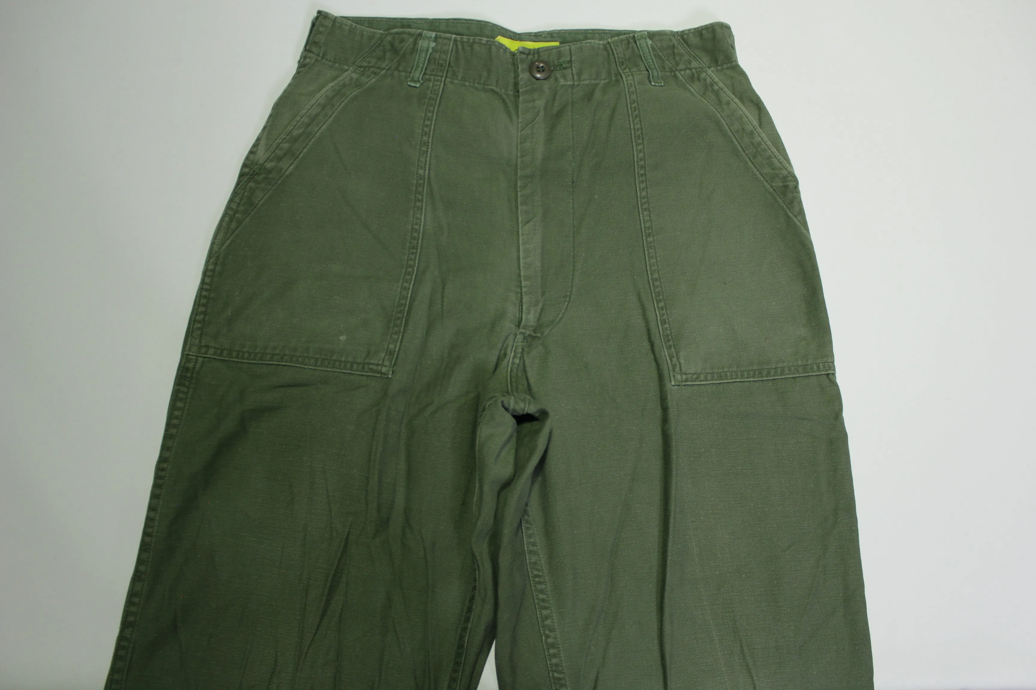 OG-107 Back Flap Pocket Vintage 70's Vietnam Era Cargo Military Army Field Trousrers Pants