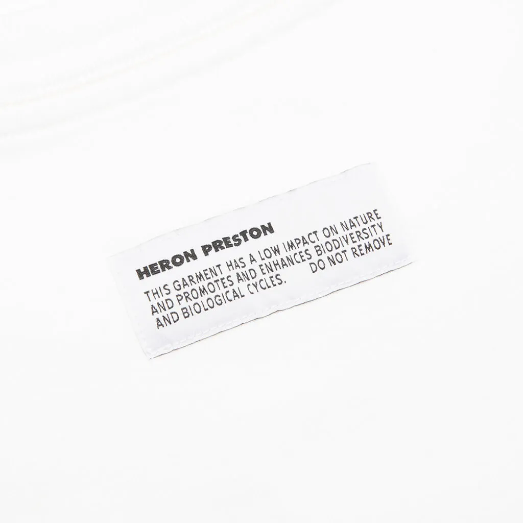 OS Split Herons S/S Tee - White/Orange