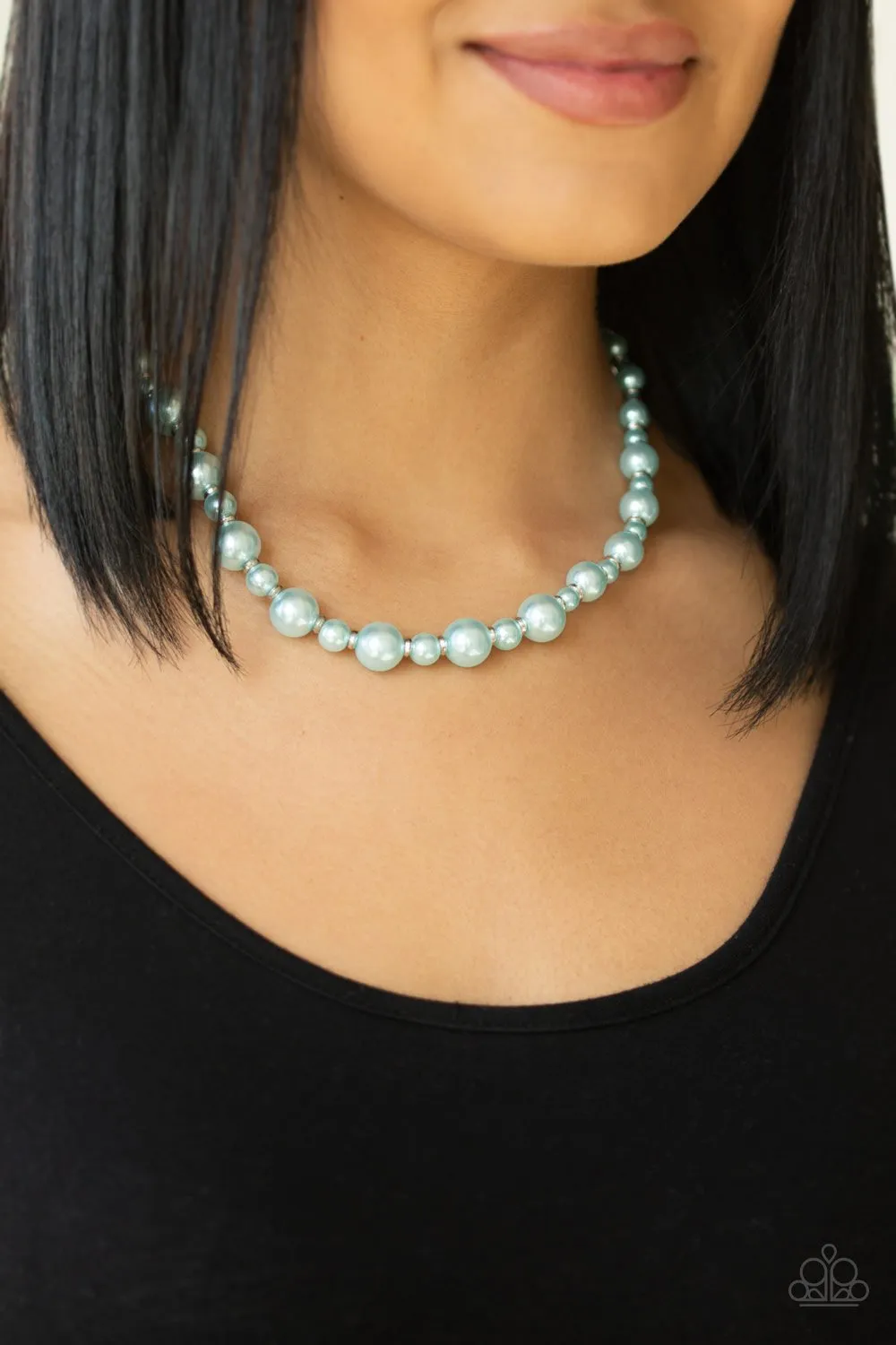 Paparazzi Pearl Heirloom - Blue Necklace