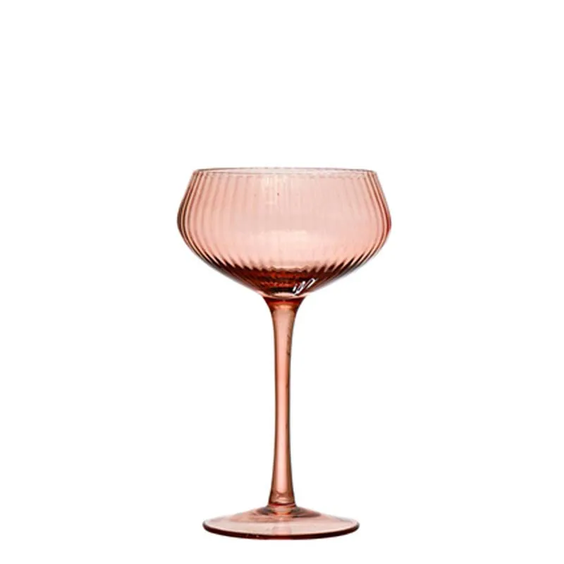 Pink Champagne Glass