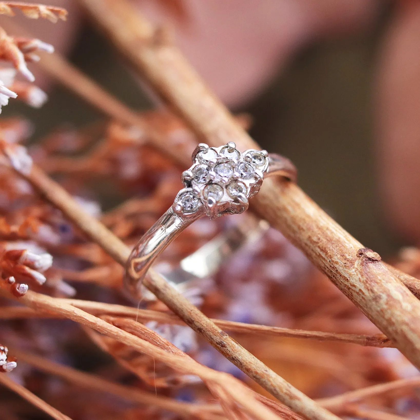 Pixie Dust Sterling Silver Ring *Colour Select