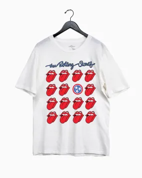 *PRE-ORDER* Rolling Stones Tennessee Flag Multi Lick White Tee