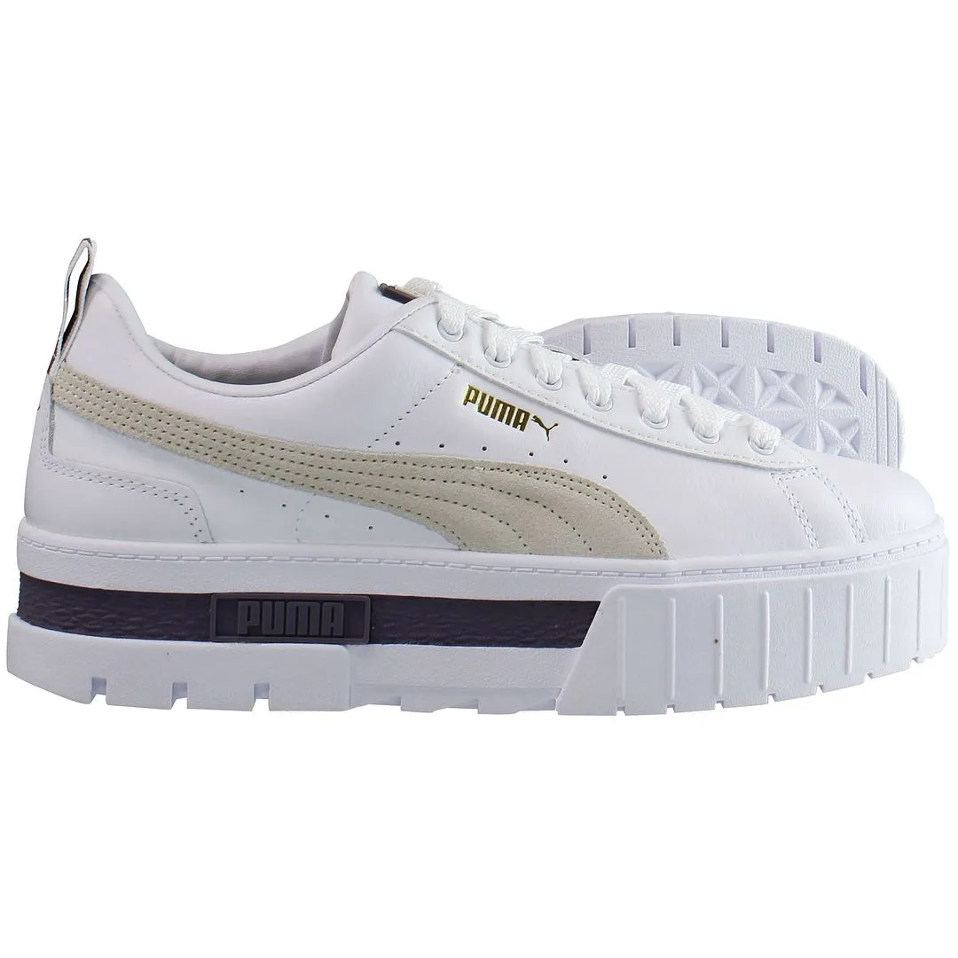 Puma Mayze White Womens Trainers