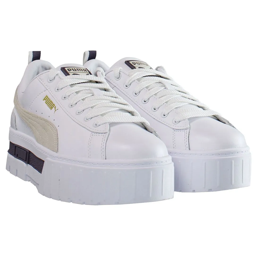 Puma Mayze White Womens Trainers