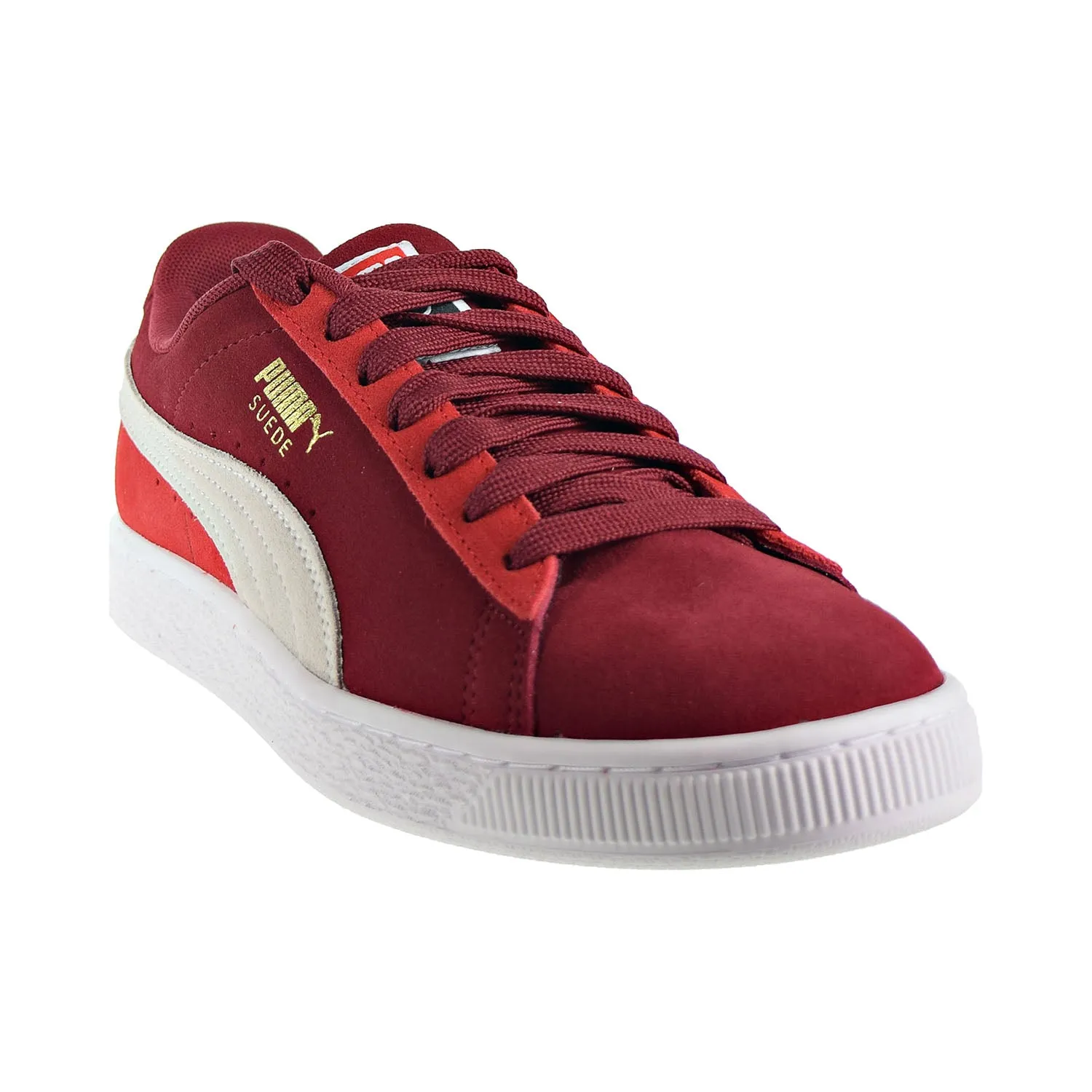 Puma Suede Classic Men's Shoes Rhubarb/Puma White/High Risk Red