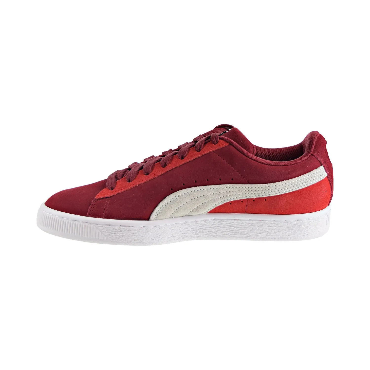 Puma Suede Classic Men's Shoes Rhubarb/Puma White/High Risk Red