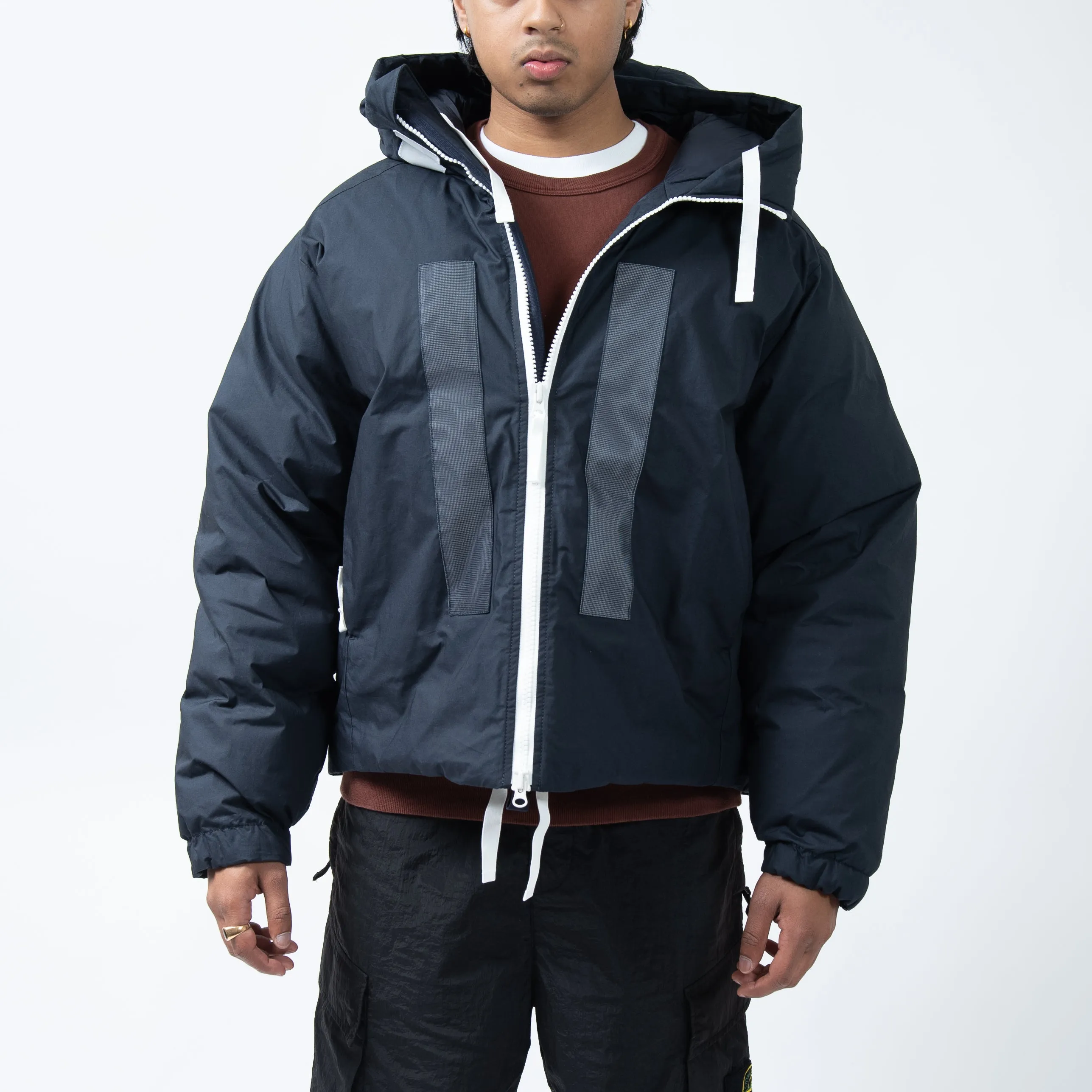 Real Down Jacket Marina Reflective - Navy 2079