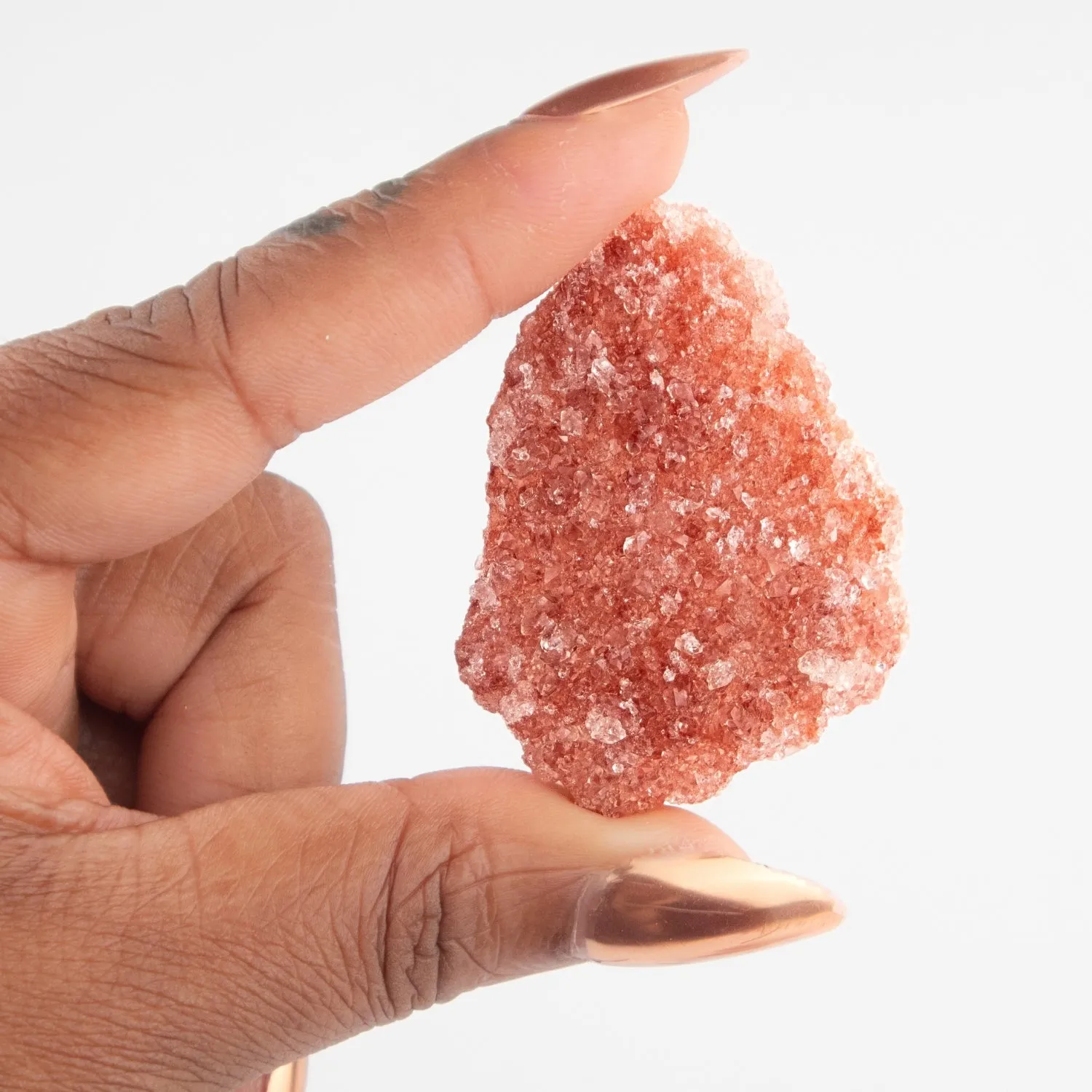 Red Apophyllite Cluster