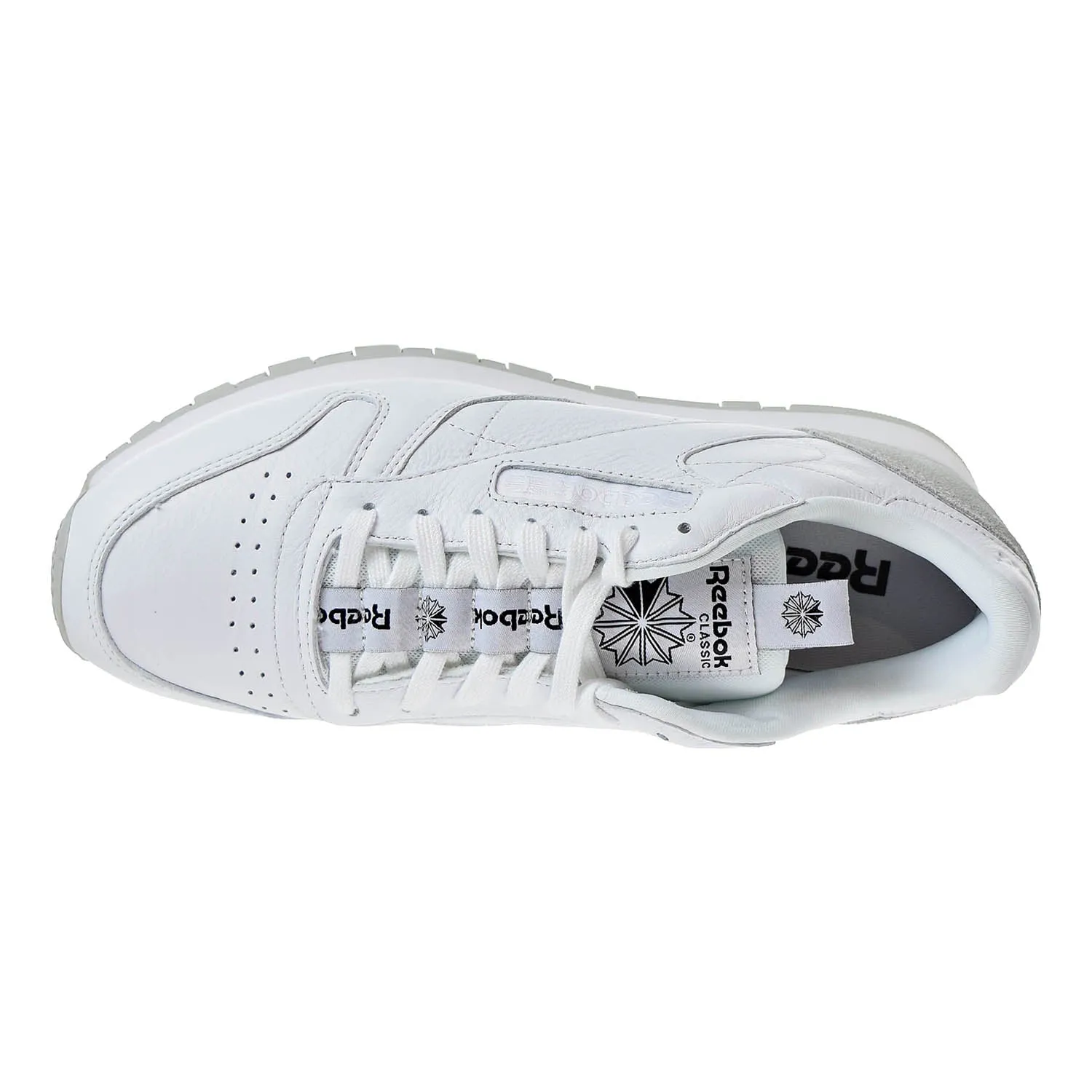 Reebok Classic Leather IT Men's Shoes White/Skull Grey/ Black