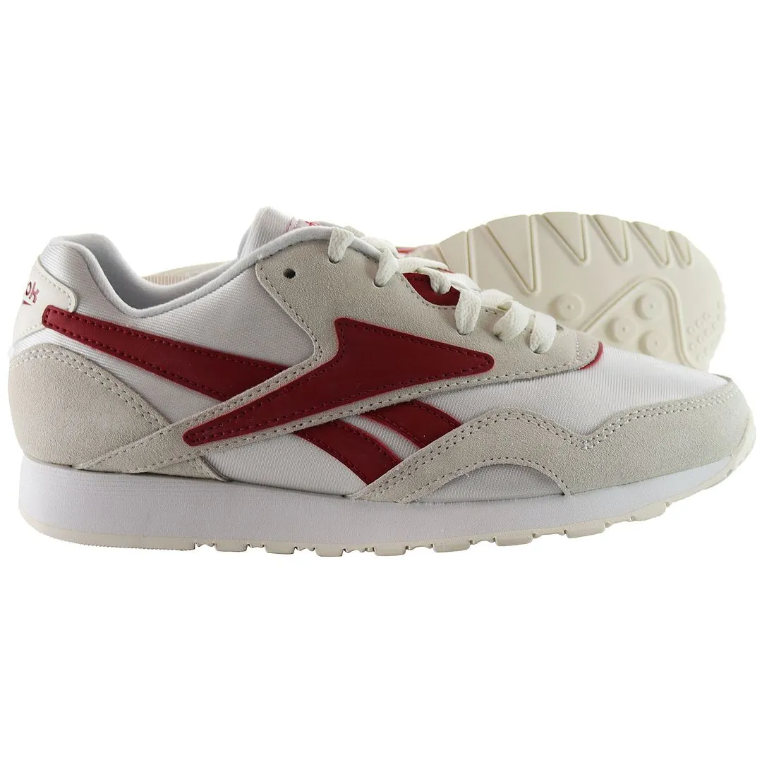 Reebok Classic Nylon Plus Mens White Trainers