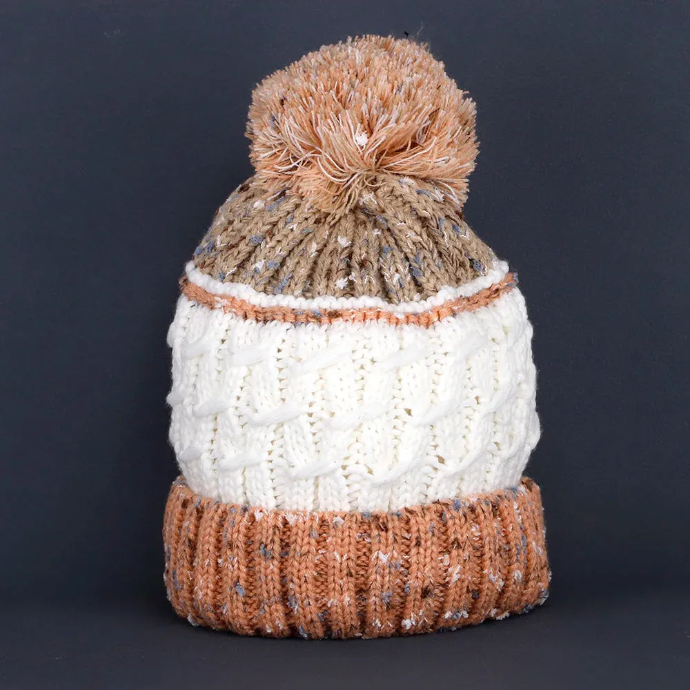 Retro fun Ball stripe Knitted Hat