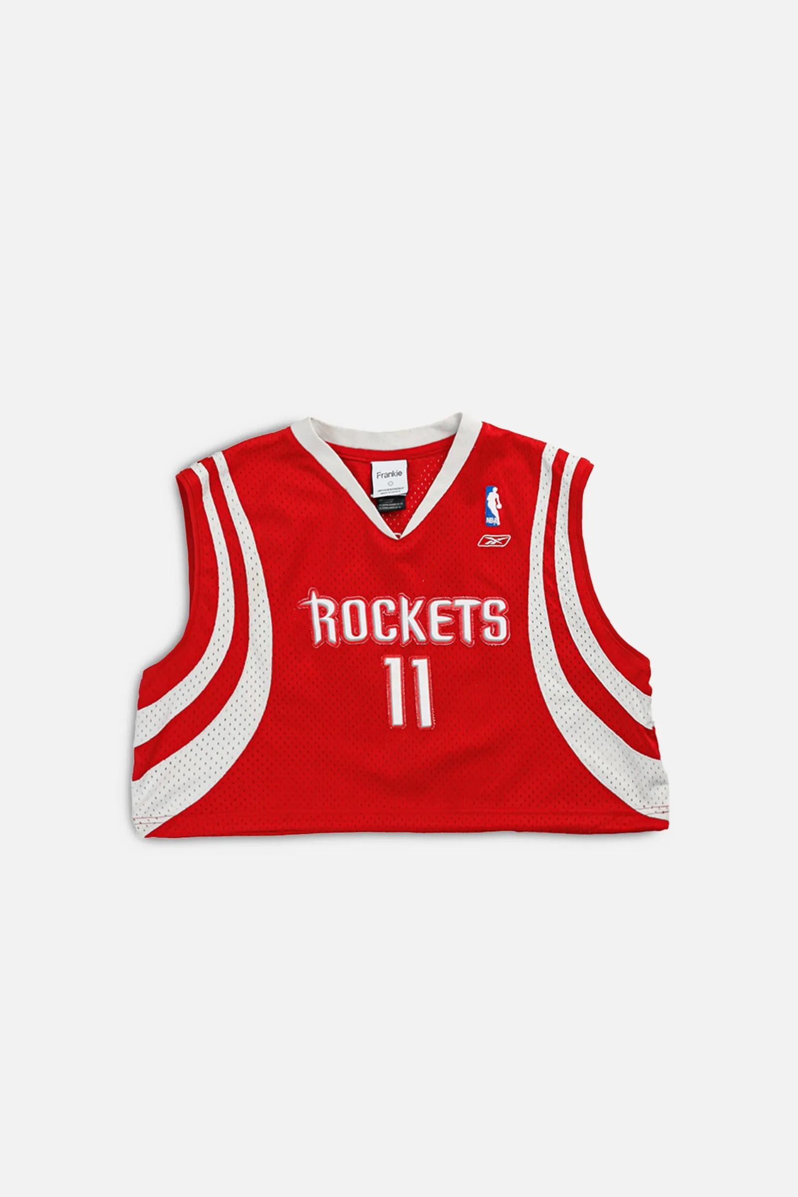 Rework Houston Rockets NBA Crop Jersey - L