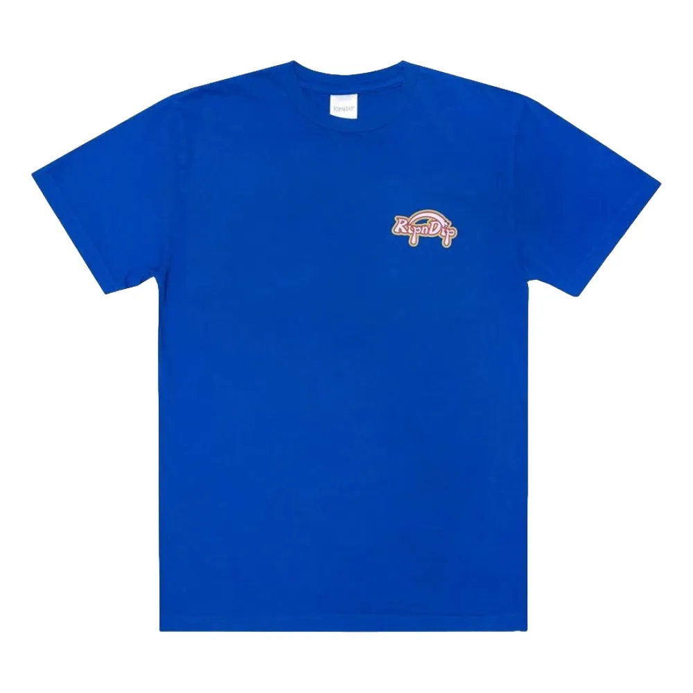 RIPNDIP DOWN BY THE RIVER TEE-ROYAL BLUE