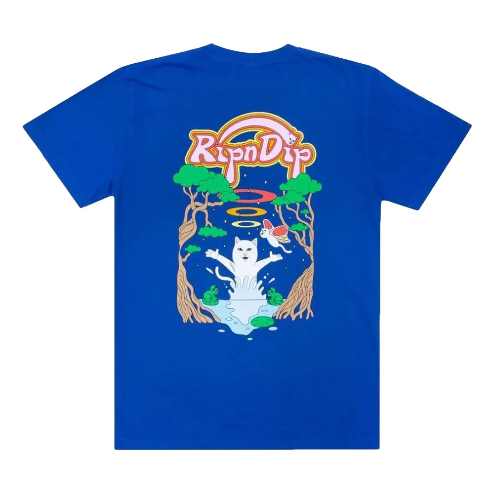 RIPNDIP DOWN BY THE RIVER TEE-ROYAL BLUE