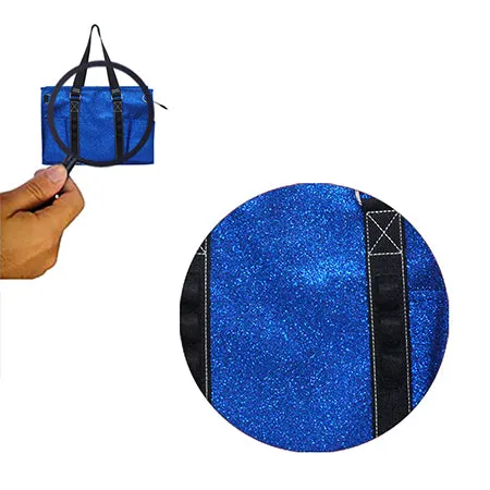 Royal Glitter NGIL Zippered Lined Caddy Organizer Tote Bag