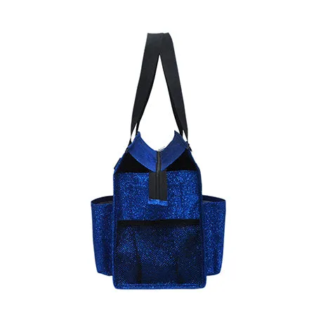 Royal Glitter NGIL Zippered Lined Caddy Organizer Tote Bag