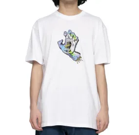 Santa Cruz Holo Screaming Hand Short Sleeve T-Shirt SCA-TEE-8773 white