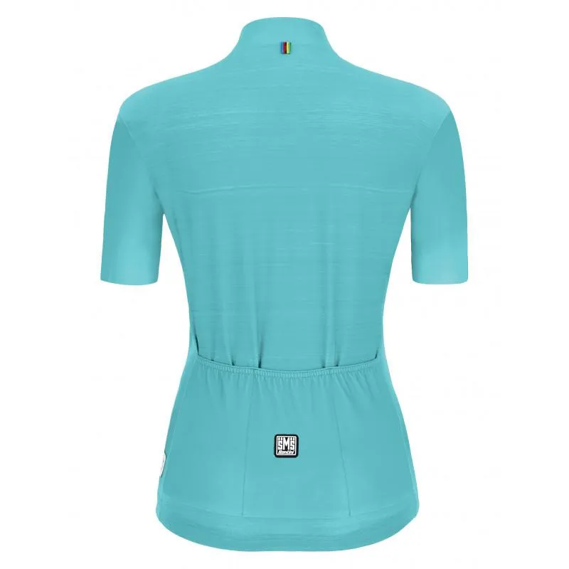 Santini Woman UCI Official Scia Jersey - Water