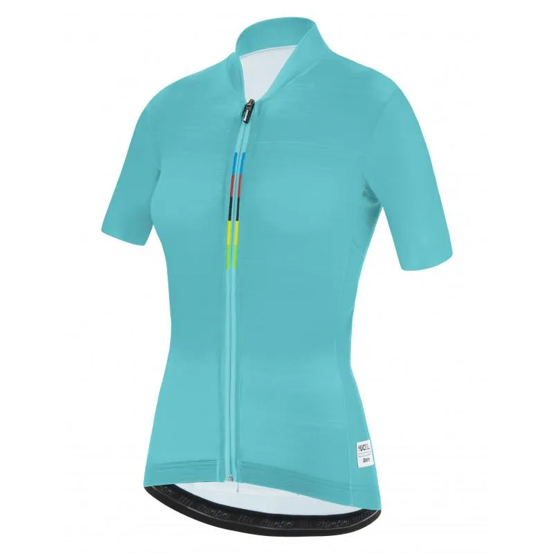 Santini Woman UCI Official Scia Jersey - Water