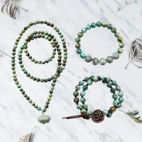 Self-Realization Set: Manifest Good Fortune with African Turquoise