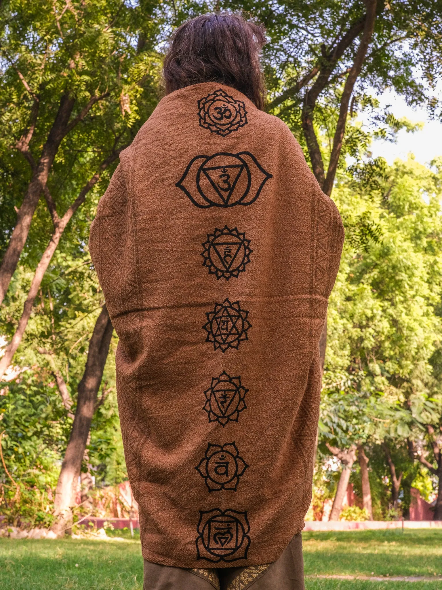 Seven Chakra Shawl