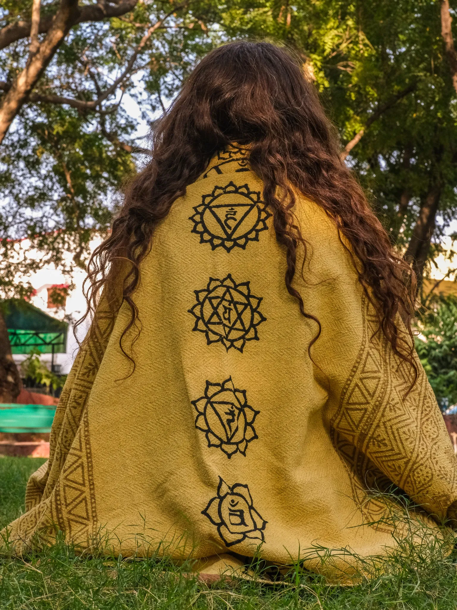 Seven Chakra Shawl