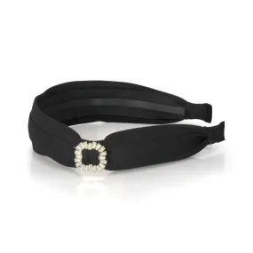 SIDE CRYSTAL BUCKLE HAIRBAND