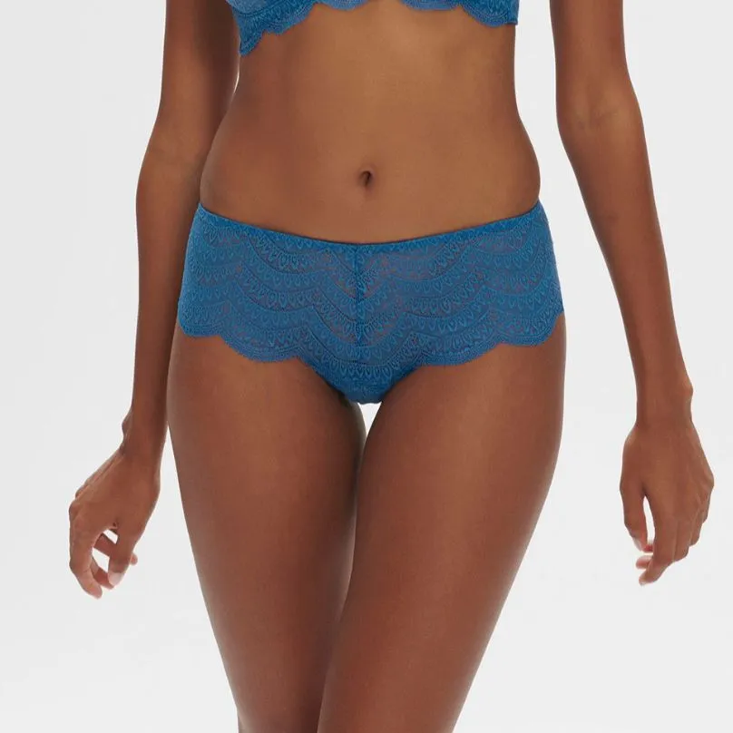 Simone Perele Karma Boyshort in Myosotis Blue 12V630