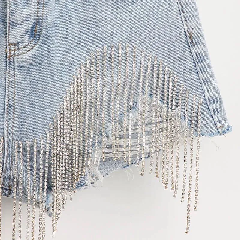 SPARKLE Denim Shorts