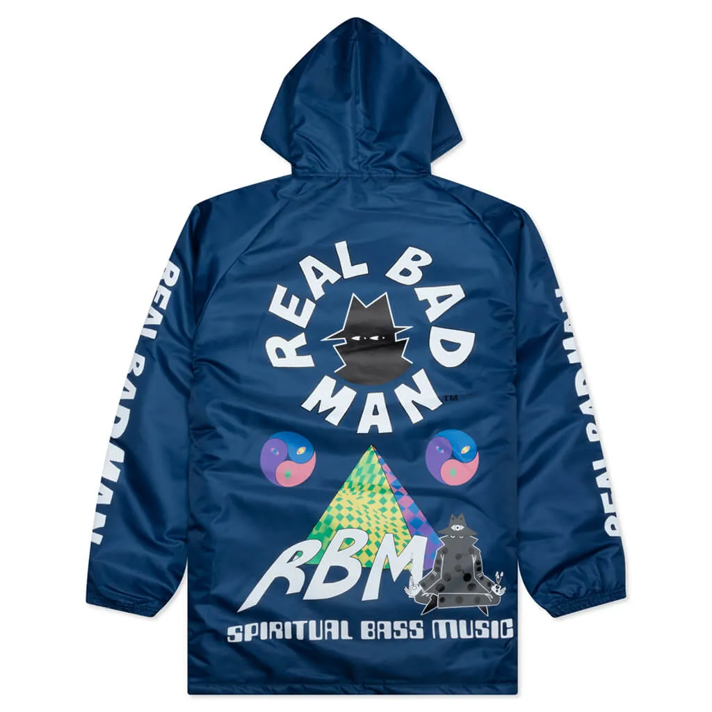 Spiritual Bass Stadium Jacket - Navy