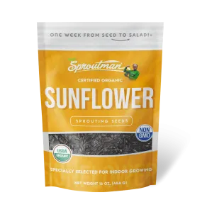 Sproutman Organic Sunflower Sprouting Seeds (16 oz)