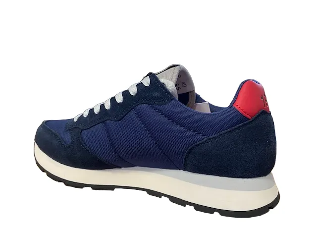 Sun68 men's sneakers Tom Solid Nylon Z42101 07 navy blue