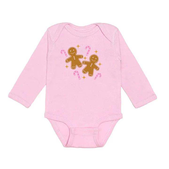 Sweet Wink - Gingerbread Long sleeve Bodysuit