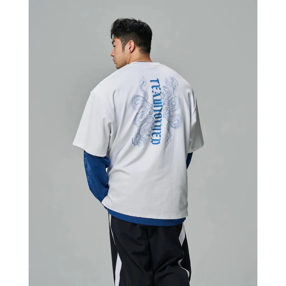 TEAMJOINED JOINED CNY24 DRAGON EXTRA OVERSIZED-WHITE