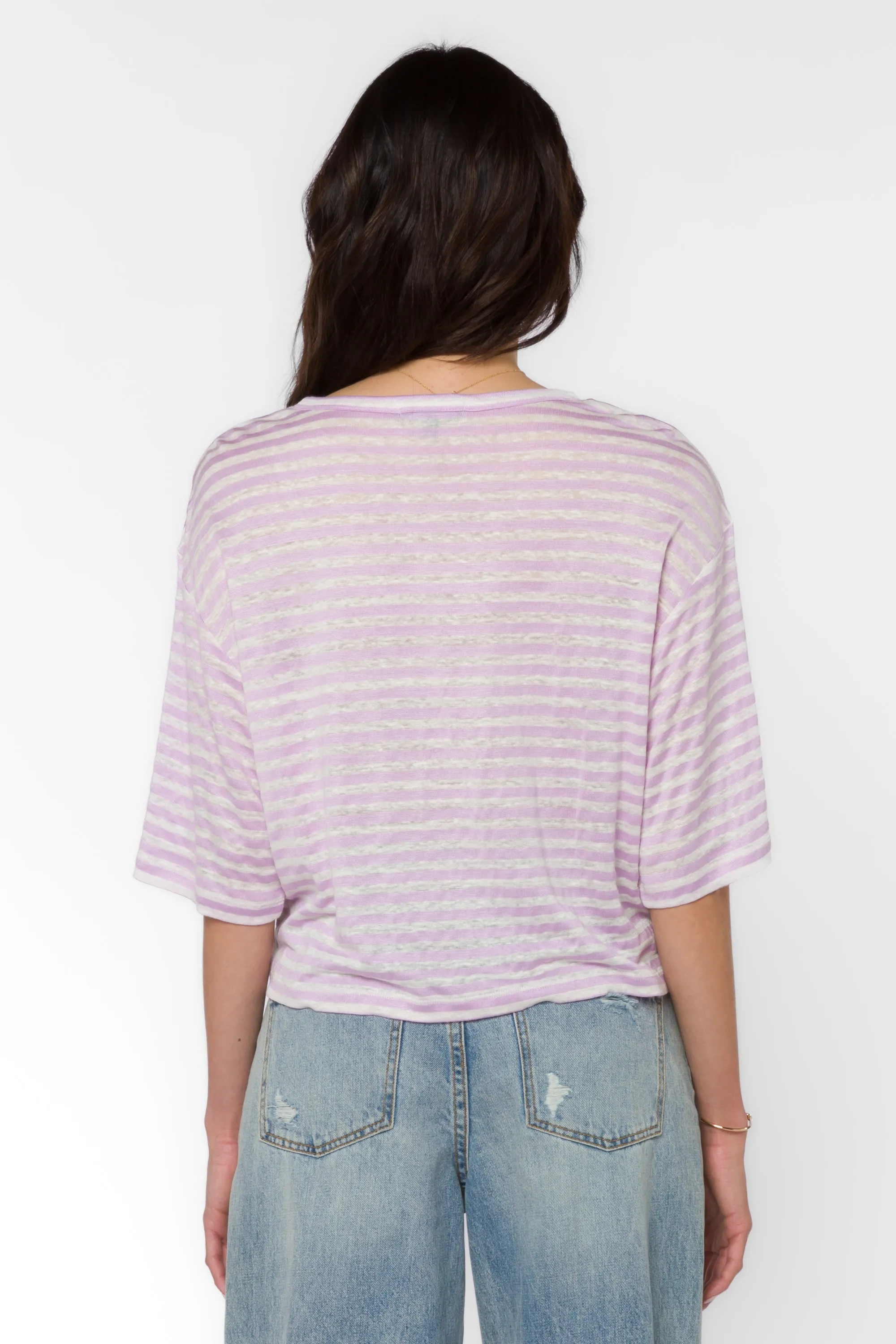 Teller Periwinkle Stripe Tee